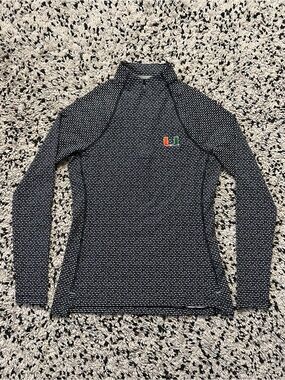 Peter Millar Golf Miami Logo 1/4 Zip Long Sleeve Performance Stretch Women’s XS